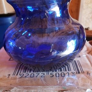 Vintage Blue Cobalt Vase